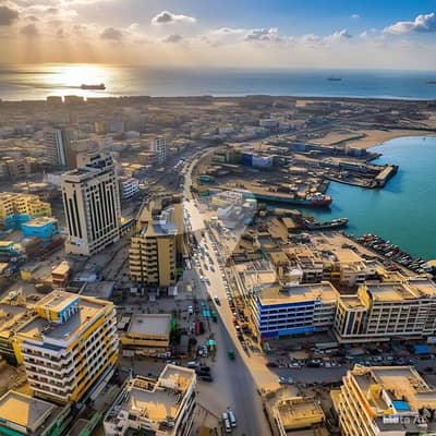 222 Sq Yard High-Rise Commercial Plot for Sale | Padizer Boulevard | New Town Gwadar