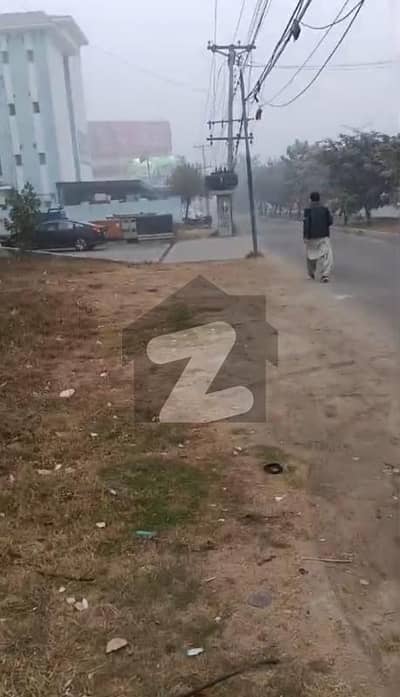 2 Kanal Commercial Land Available For Sale Life Time Commercial Paid Location Khayaban E Junnah Road Johar Town Lahore