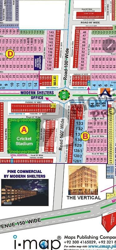8-MARLA COMMERCIAL PLOT FOR SALE BLOCK C MAIN BOULEVARD