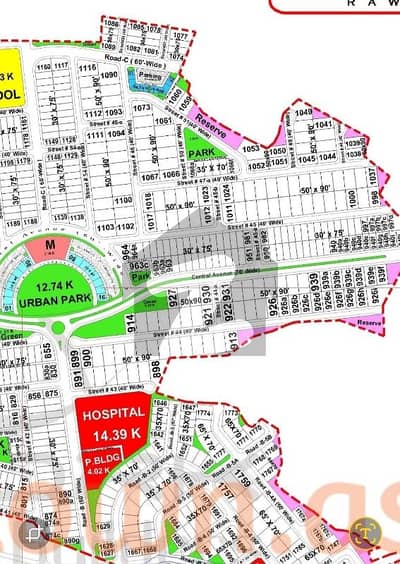 بحریہ ٹاؤن فیز 7 بحریہ ٹاؤن راولپنڈی,راولپنڈی میں 1 کنال رہائشی پلاٹ 2.95 کروڑ میں برائے فروخت۔