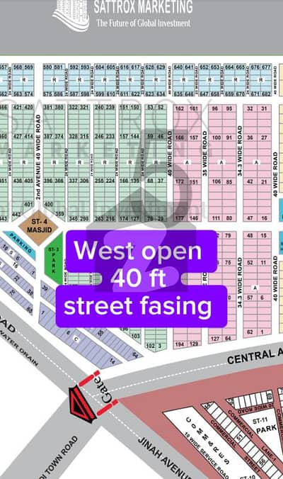 West Open+40 Ft Street Plot For Sale West Open+40 Ft Street Plot For Sale