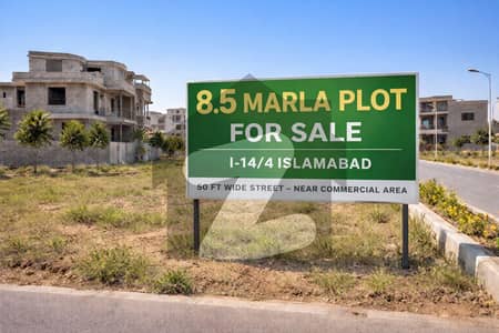 آئی ۔ 14 اسلام آباد میں 9 مرلہ رہائشی پلاٹ 2.05 کروڑ میں برائے فروخت۔