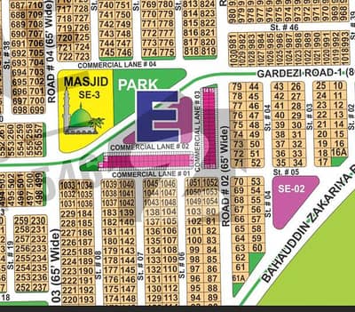 1` KANAL PLOT FOR SEALE SECTOR E IN DHA MULTAN PHASE 1