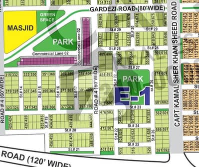 10 Marla Residential Plot for Sale in Sector E1 DHA Multan Phase 1