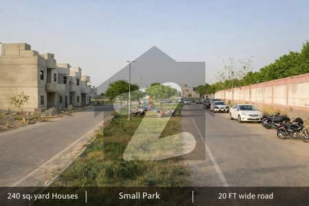 240 SQUARE YARD PARK FACING (BIG ROAD AROUND 45 FT) FOR SALE IN BLOCK 2 PIR AHMED ZAMAN TOWN