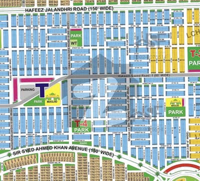 5 Marla Corner Extra Land Park Face Plot