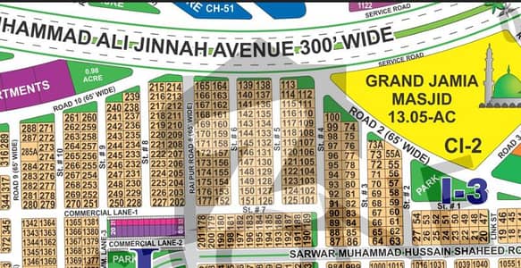 I KANAL PLOT FOR SALE SECTOR I NEAR TO 300 FEET ROAD AND CLOSE TO CENTRAL SAQUIRE CHOWK IN DHA DMULTAN PHASE 1