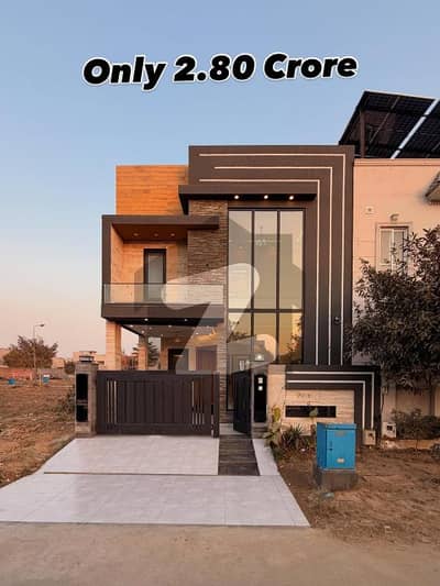 Brand New 5-Marla Modern Marvel Elegant Bungalow For Sale At Super Hot Location