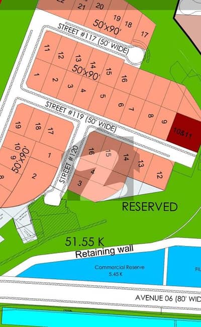 Ultra Luxury Executive Pair Plots With 12 MARLA EXTRA LAND DHA Phase 3 Islamabad