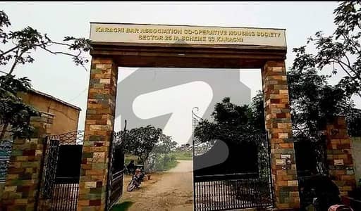 Prime Location Plot Available in Karachi Bar Association Co Operative Housing Society Sector 25-A