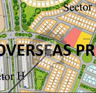 1 Kanal Double Category Park Face Ready to Construction Plot Available for Sale in Overseas Prime Block in Capital Smart City