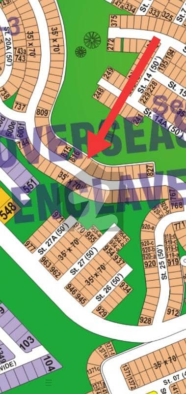 بحریہ گرینز۔ اوورسیز انکلیو - سیکٹر 3 بحریہ گرینز۔ اوورسیز انکلیو,بحریہ ٹاؤن فیز 8,بحریہ ٹاؤن راولپنڈی,راولپنڈی میں 10 مرلہ رہائشی پلاٹ 1.74 کروڑ میں برائے فروخت۔