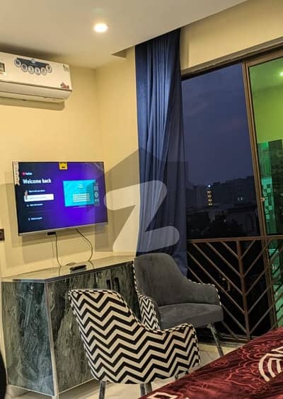 One bed Fully luxury Furnished Apartment for rent modern design in reasonable budget serious client