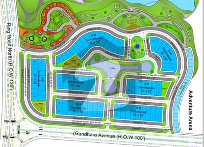 4 Marla Possessionable Commercial Plot on installment available for Sale in Overseas District 1 Capital Smart City
