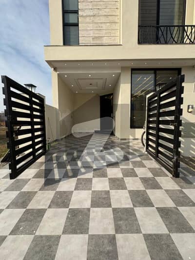 DIAGONALLY FACING PARK 5 Marla Brand New House On 60ft Wide Road Available For Sale IN Lake City Sector N-8 Block B-1