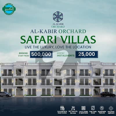 5 Marla Two-Bedroom Safari Villa At The Most Affordable Rate 3-Year Payment Plan