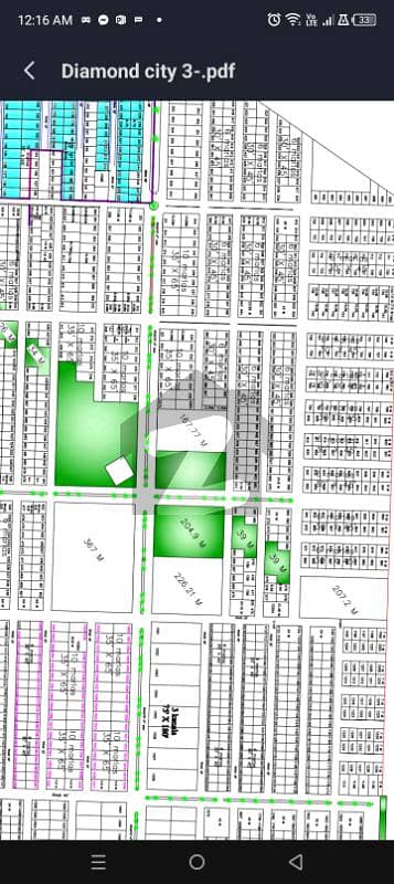 ڈائمنڈ سٹی غالب روڈ,سیالکوٹ میں 1 کنال رہائشی پلاٹ 2.85 کروڑ میں برائے فروخت۔