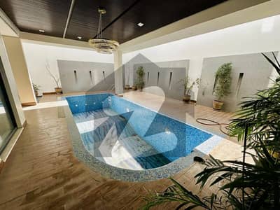 Brand New Luxuries House With Swimming Pool For Rent On Prime Location