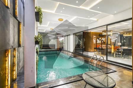 ONE KANAL TOP QUALITY BUILD LUXURIOUS FULL FURNISHED BEAUTIFUL MODREN DESIGN WITH BASEMENT FOR SALE DHA LAHORE PHASE 8 PRIME LOCATION