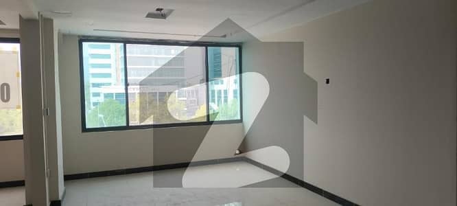 Blue Area 3000 Square Feet Office Space Available For Rent Glass Partition Installed