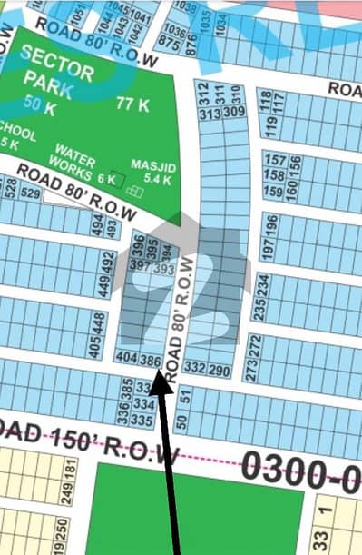 80 Feet Road Corner Plot Back Of 159 Feet Road