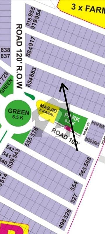 1 KANAL Super Hot Location Plot In B Block