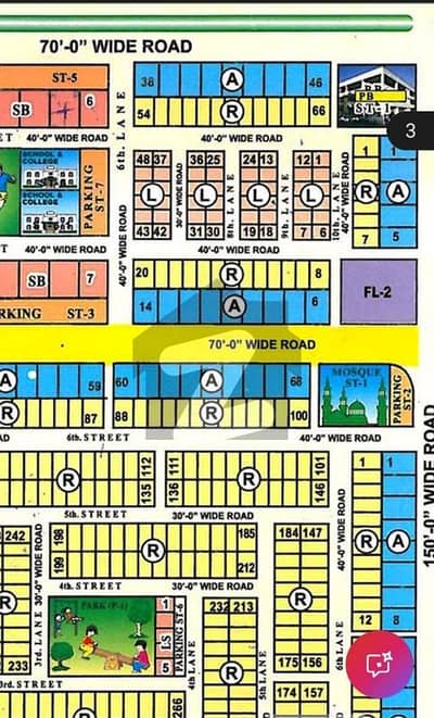 This Property Direct From Owner. 260 Yards Open Plot Corner,West Open Main 70 feet Road available for Sale in Sector Q. This Property Direct From Owner. 260 Yards Open Plot Corner,West Open Main 70 feet Road available for Sale in Sector Q.