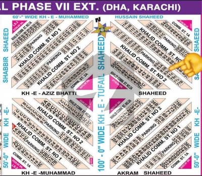 100 yards Plot For sale Dha phase 7 Extension