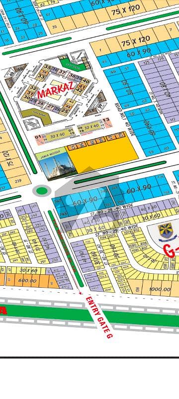 جی ۔ 15 اسلام آباد میں 8 مرلہ رہائشی پلاٹ 1.6 کروڑ میں برائے فروخت۔