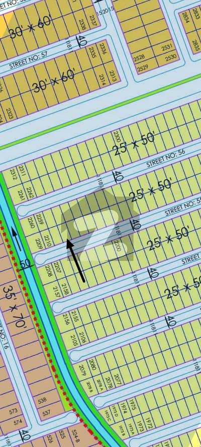 5 marla plot for sale in block A Faisal Hills