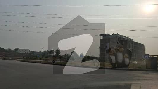 10Marla ideal location Semi corner plot with stunning hills view