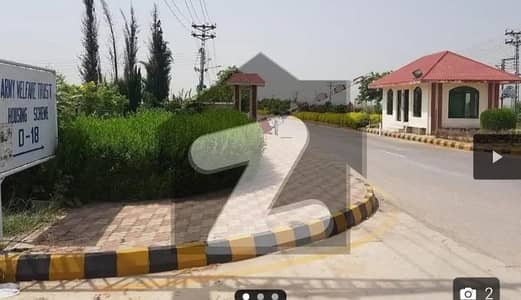 1 Kanal Residential Plot Available For Sale In Army Welfare Trust AWT D-18 Block B Islamabad.