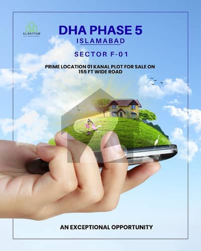 01 Kanal plot on Link Road Sector F-01, In DHA Phase 5
