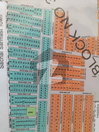 Corner 40ft wide road in pir Ahmed ZAMAN TOWN Block 3