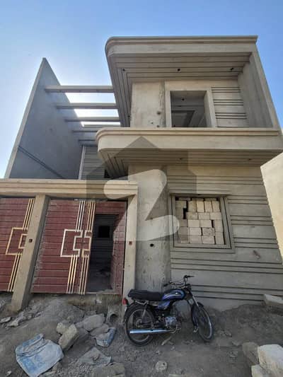 Saima Arabian Villas 120-Yard Next To Corner West Open Ground Plus One Under Construction House For Sale