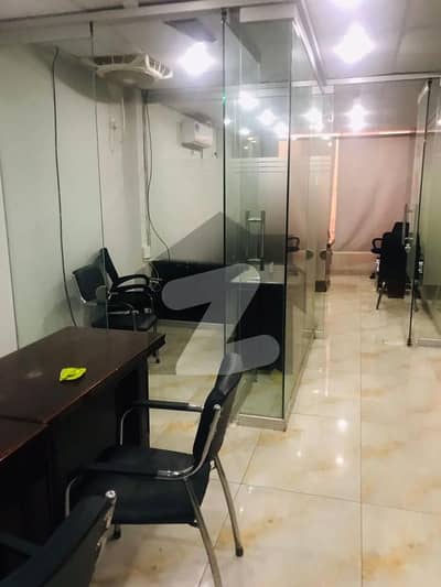 OFFICE FOR RENT IN BIG BUKHARI COMMERCIAL FULLY FURNISHED.