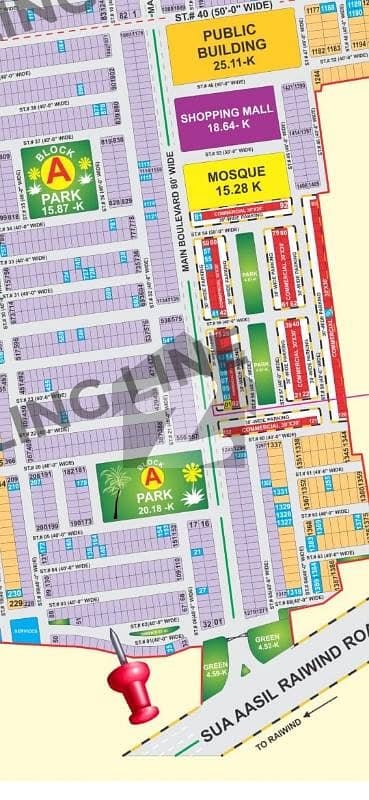 5Marla Plot Block-A Hot Location Available For Sale In Bahria EMC Society Lahore
