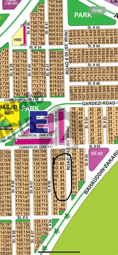 1 Kanal Plot On 65 Feet