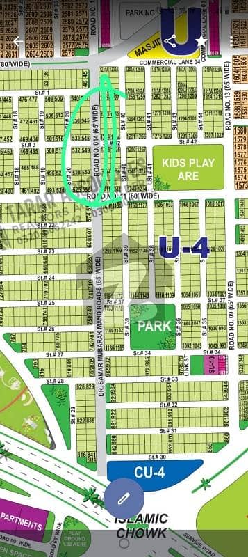 DHA Multan good location plot for sale