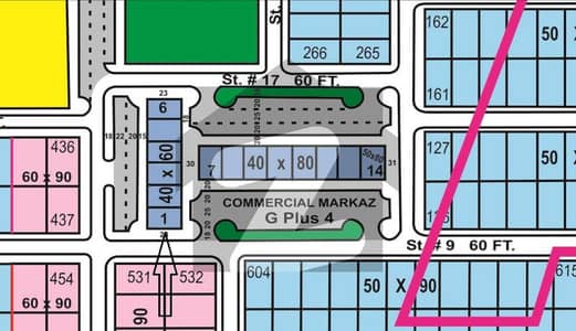 ایم پی سی ایچ ایس - بلاک اے ایم پی سی ایچ ایس ۔ ملٹی گارڈنز,بی ۔ 17,اسلام آباد میں 11 مرلہ کمرشل پلاٹ 14.0 کروڑ میں برائے فروخت۔