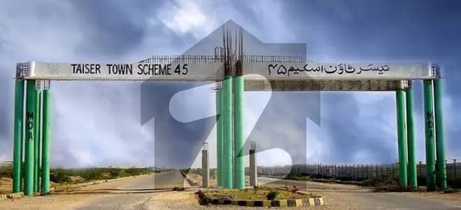 120 Sq. Yd. Plot For Sale Sector 80 Taiser Town Phase 1 Near By   Garden City , Gulshan-E-Maymar & Northern By Pass.