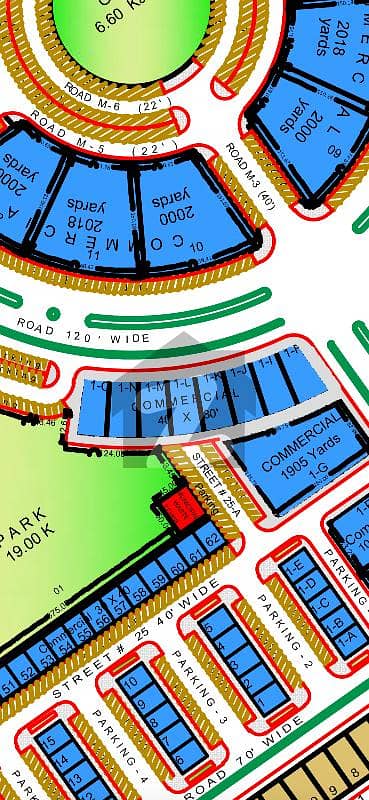 Topcity commercial plot for sale