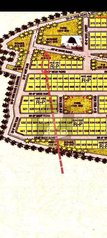صائمہ عریبین ولاز گداپ ٹاؤن,کراچی میں 5 مرلہ رہائشی پلاٹ 98.0 لاکھ میں برائے فروخت۔