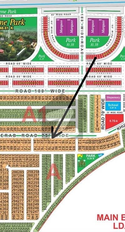 A Block 1 Kanal Plot Available On 75ft Khunjrab Road