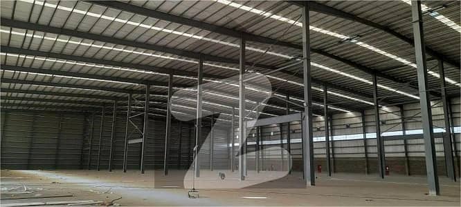 Kahuta Industrial 60,000 Sqft Warehouse with 30 Feet Height available for Rent.