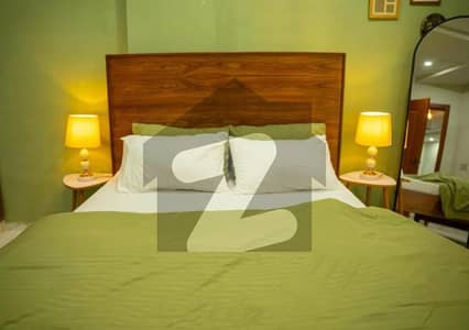 02 BEDROOM LUXURY FURNISHED APARTMENT AVAILABLE FOR RENT AT GULBERG GREEN ISLAMABAD