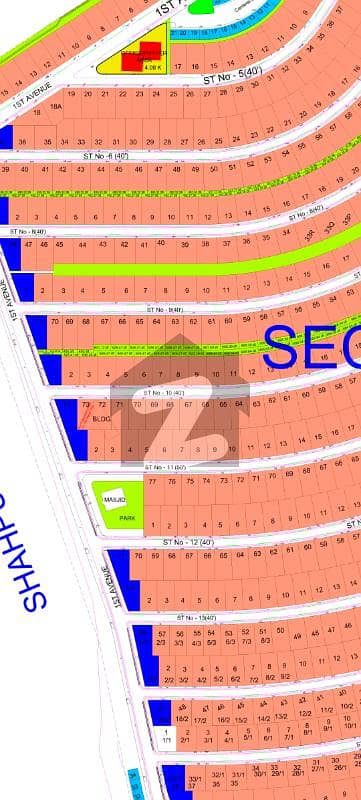 ڈی ایچ اے فیز 4 - سیکٹر سی ڈی ایچ اے ڈیفینس فیز 4,ڈی ایچ اے ڈیفینس,اسلام آباد میں 1 کنال رہائشی پلاٹ 2.85 کروڑ میں برائے فروخت۔