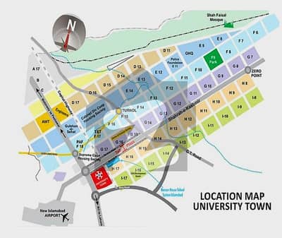 یونیورسٹی ٹاؤن اسلام آباد میں 10 مرلہ رہائشی پلاٹ 59.0 لاکھ میں برائے فروخت۔