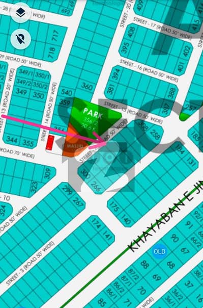 Prime 1 Kanal Park Facing Plot for Sale in DHA Phase 5