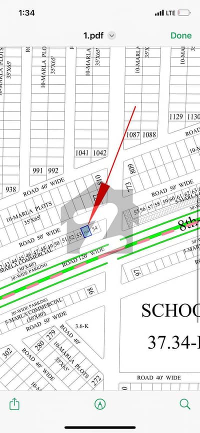 بحریہ آرچرڈ فیز 4 بحریہ آرچرڈ,لاہور میں 5 مرلہ کمرشل پلاٹ 1.45 کروڑ میں برائے فروخت۔